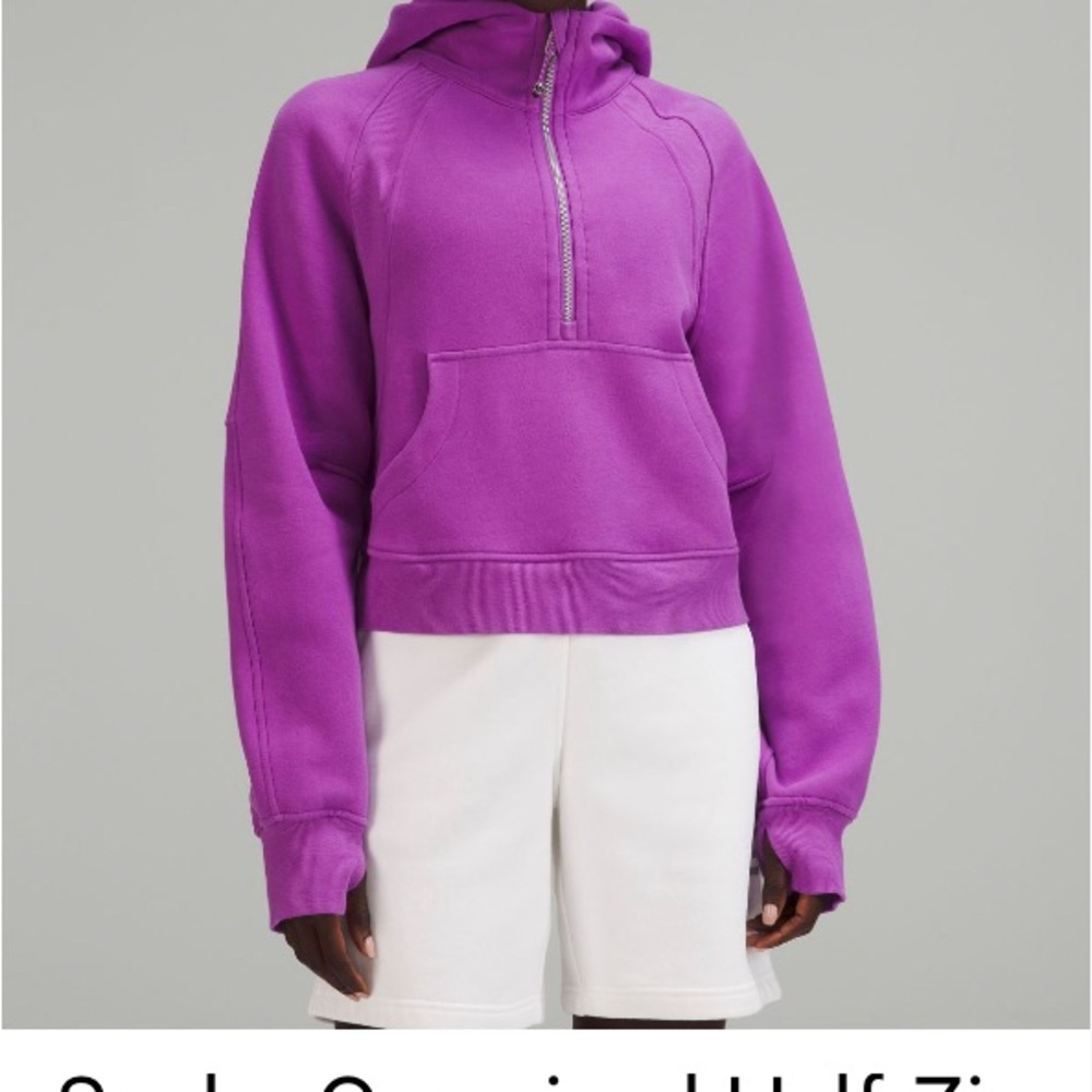 Scuba Oversized Half-Zip Hoodie